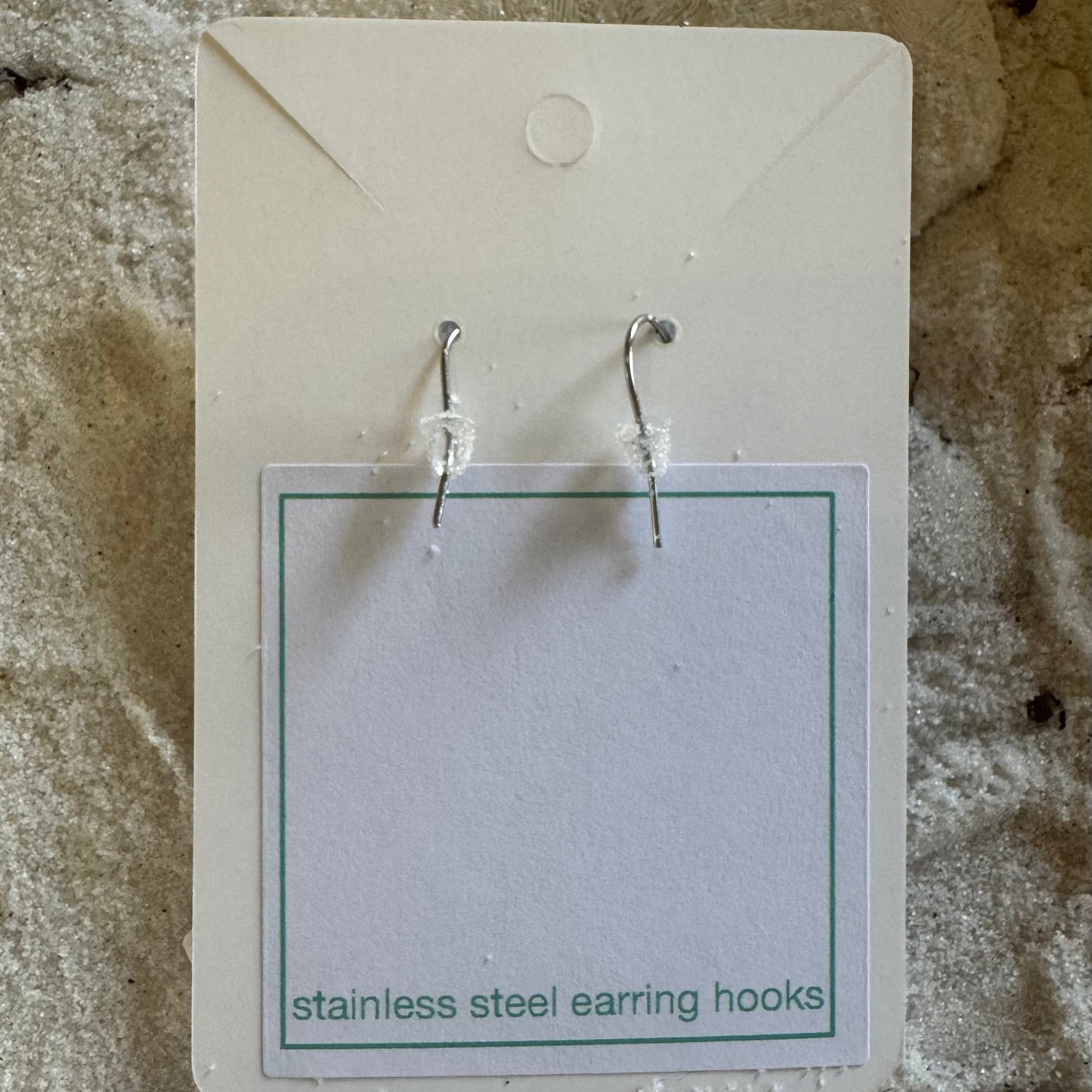Beach Sand Petite Silver Circle Earrings (choose your beach)