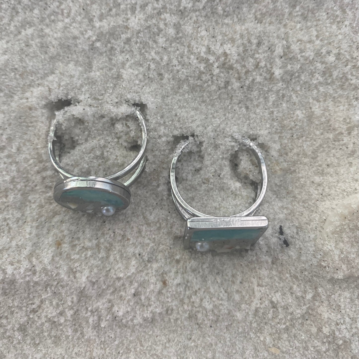 Beach Sand Adjustable Circle Ring (choose your beach)